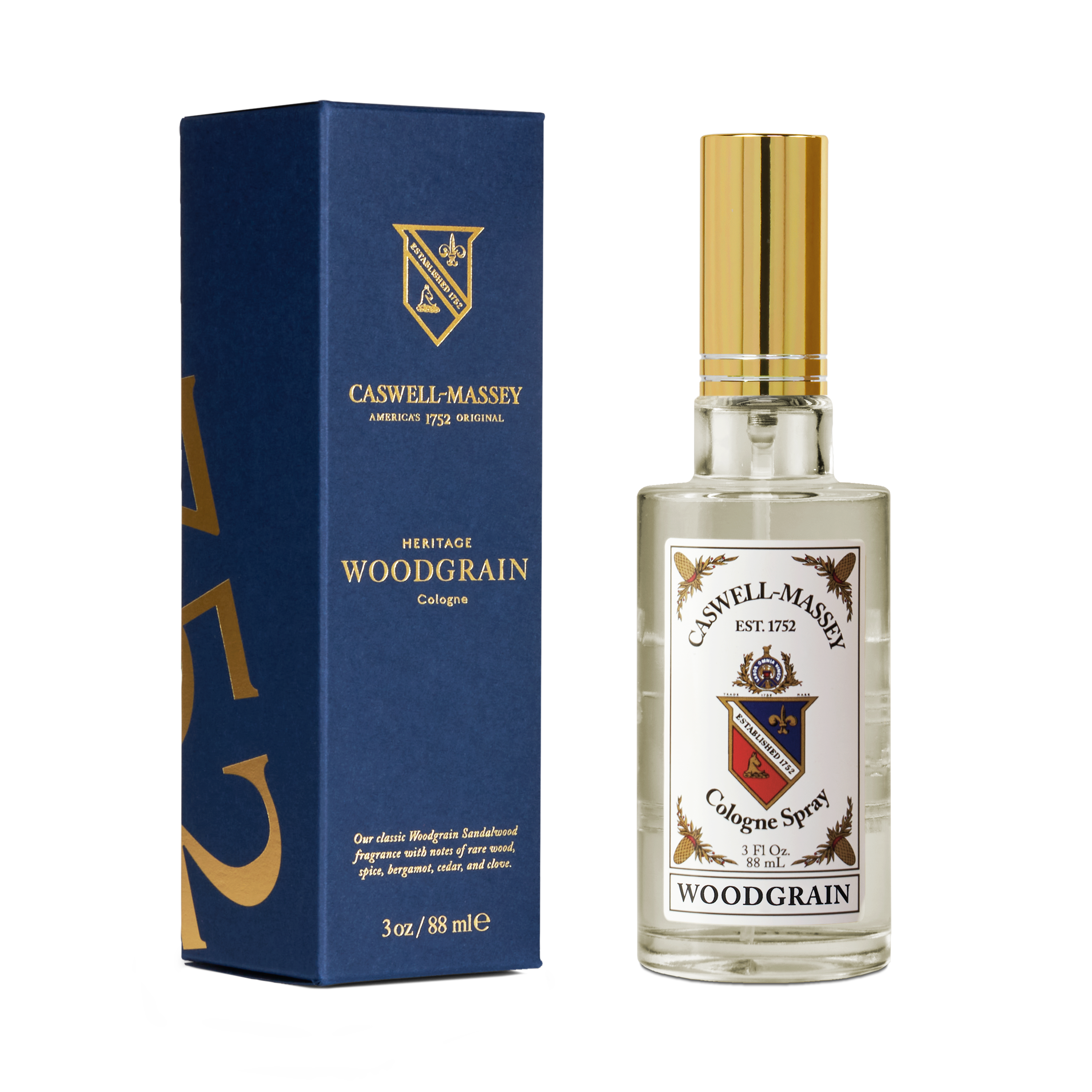 Caswell-Massey Woodgrain Sandalwood Cologne #1
