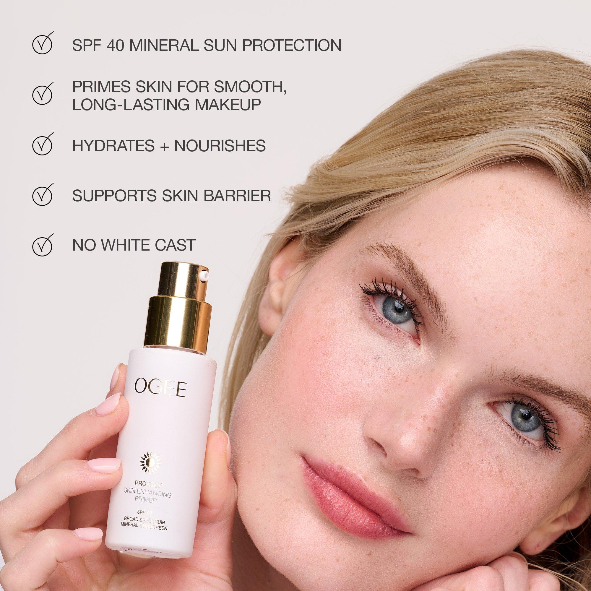 Праймер для лица Ogee с эффектом ухоженной кожи, SPF 40 — фото 4