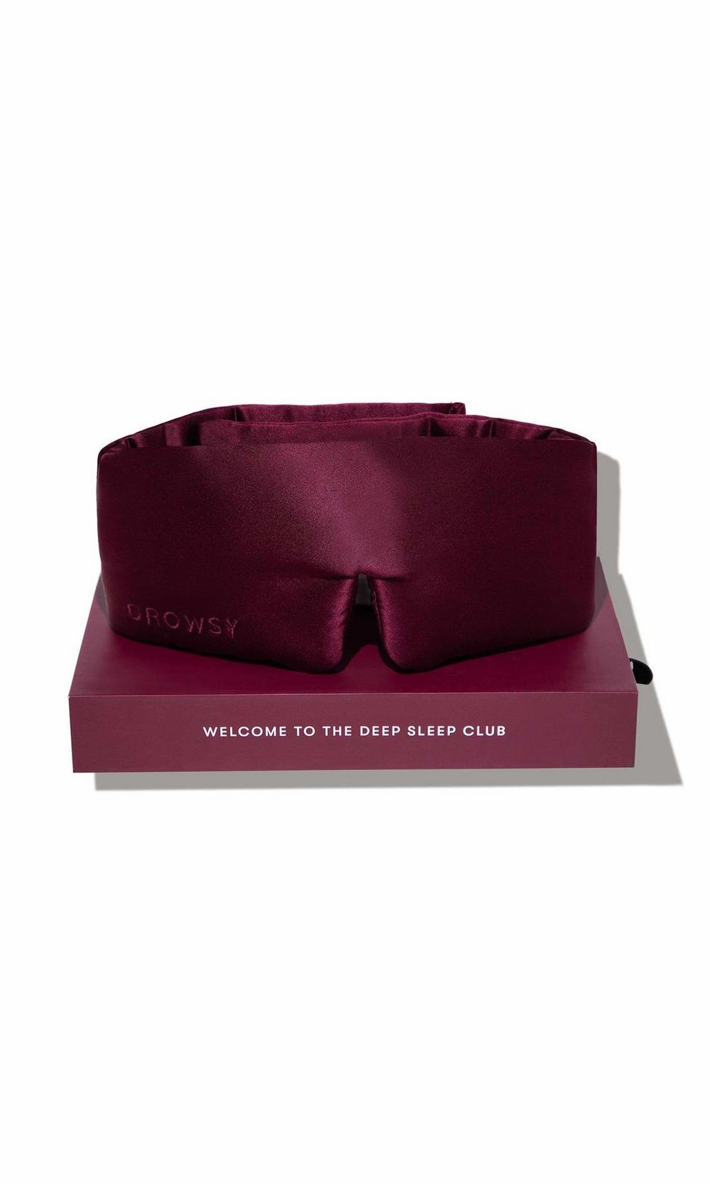 Drowsy Original Silk Sleep Mask - La Vie En Rouge