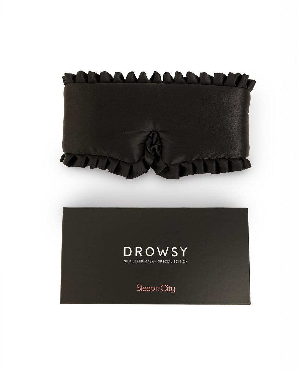 Drowsy Sleep In The City Silk Sleep Mask