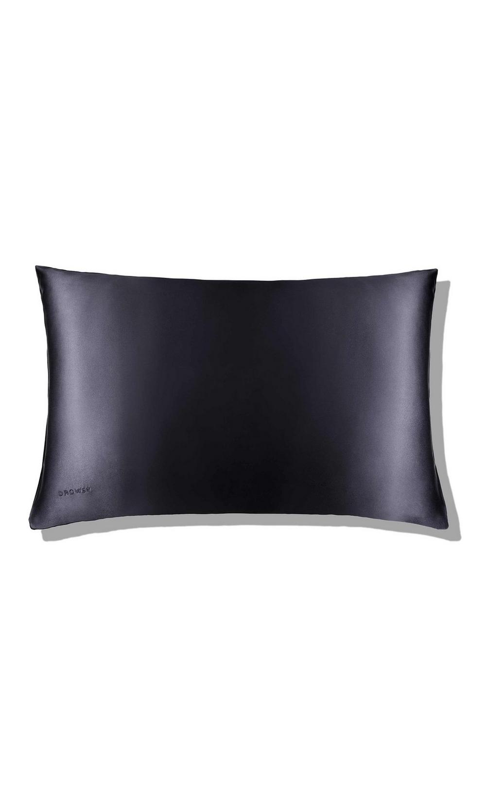 Drowsy Silk Standard Pillowcase - Moonlight Shadow In Gray