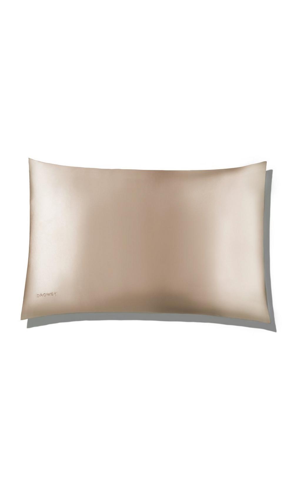 Drowsy Silk Standard Pillowcase - Dusty Gold In Gold