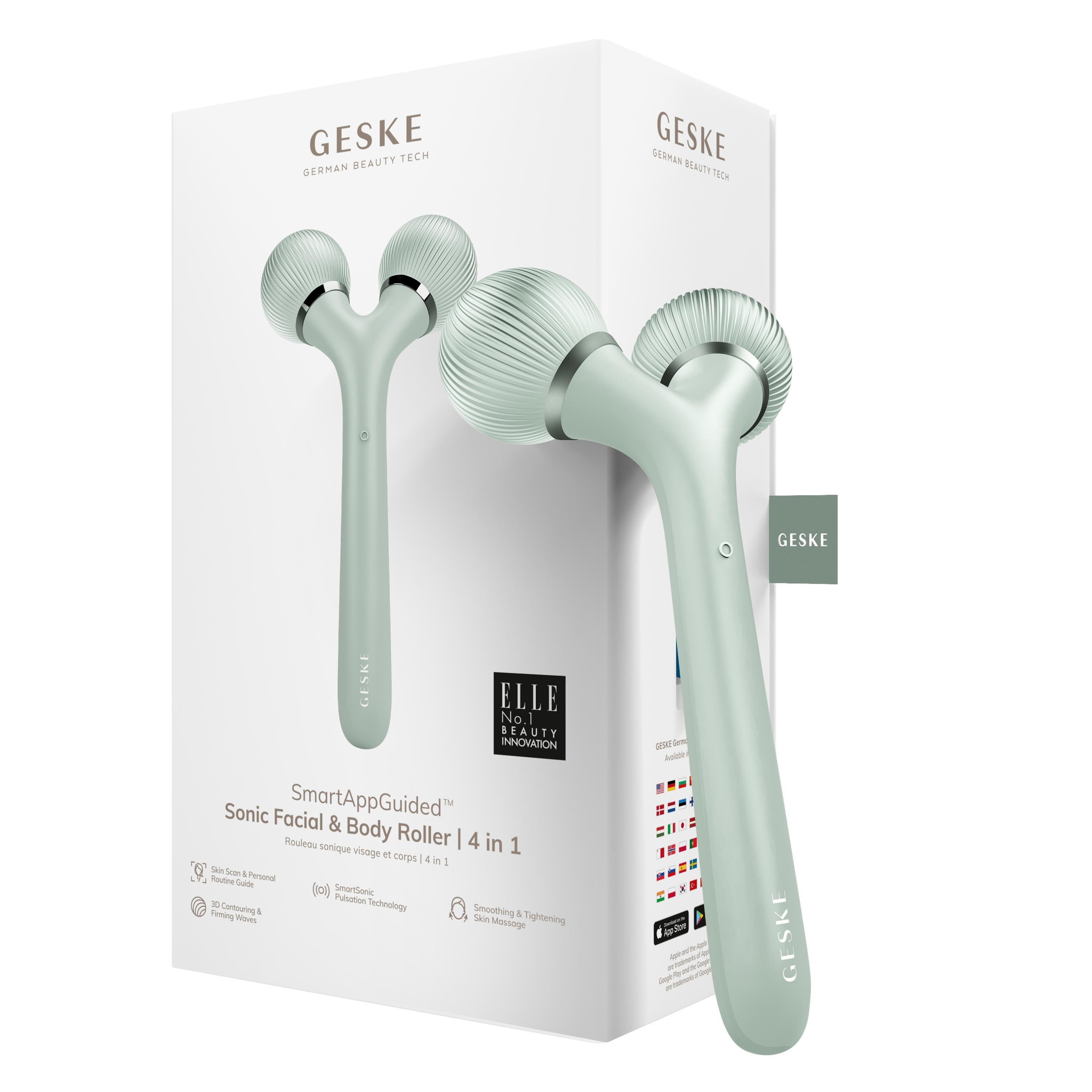 Geske SmartAppGuided Sonic Facial & Body Roller | 4 in 1 #1