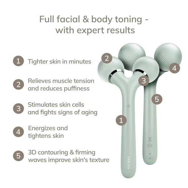 Geske SmartAppGuided Sonic Facial & Body Roller | 4 in 1 #2