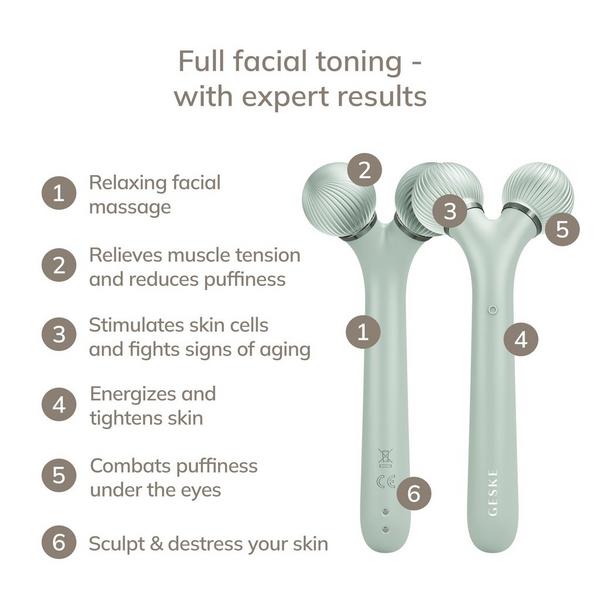 Geske SmartAppGuided Sonic Facial Roller | 4 in 1 #2
