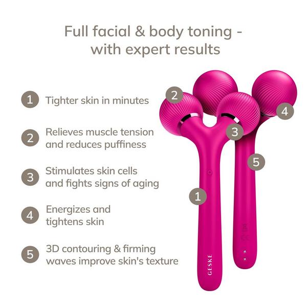 Geske SmartAppGuided Sonic Facial & Body Roller | 4 in 1 #2