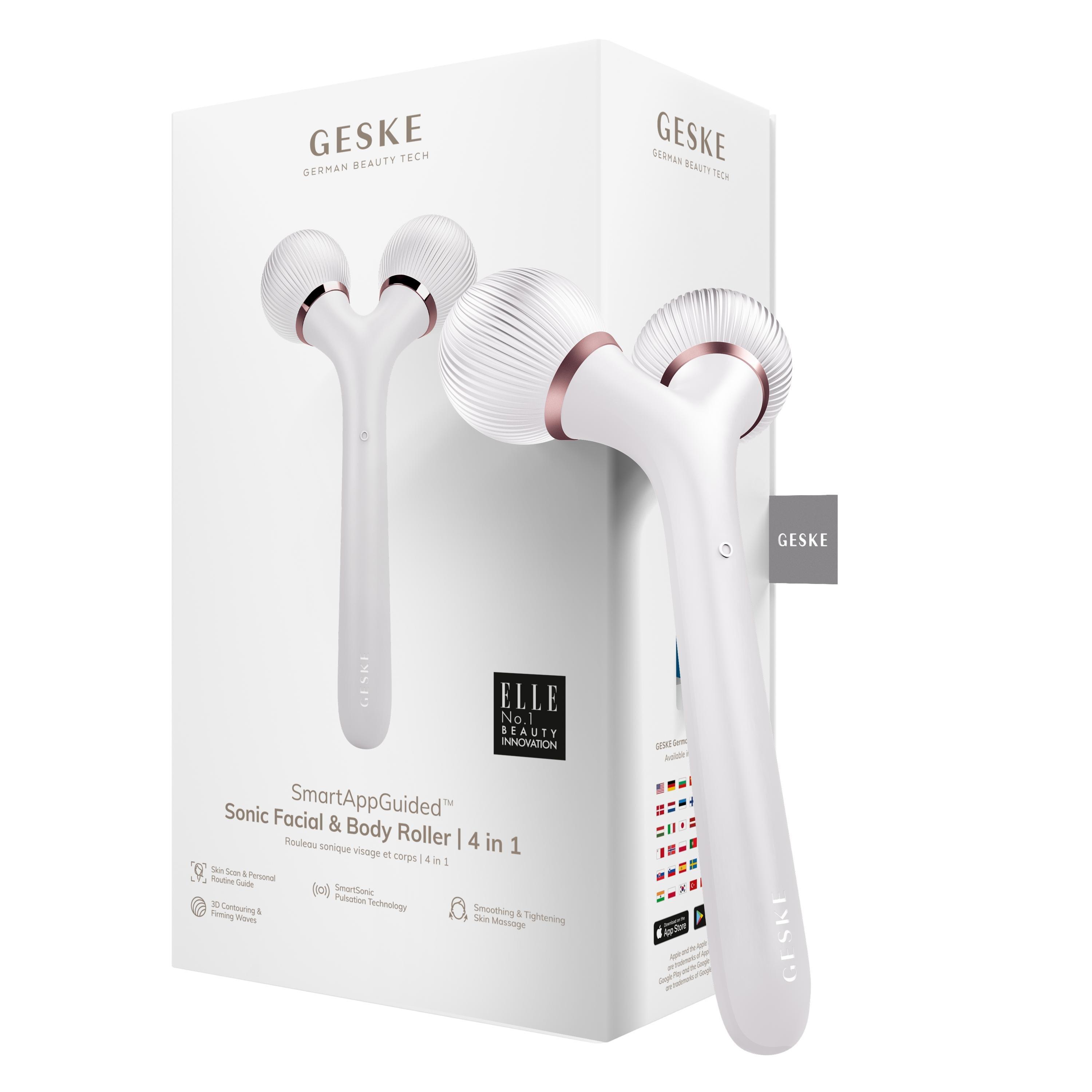 Geske SmartAppGuided Sonic Facial & Body Roller | 4 in 1 #1