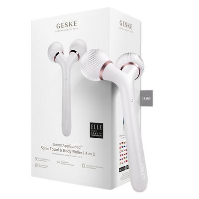 Geske SmartAppGuided Sonic Facial & Body Roller | 4 in 1