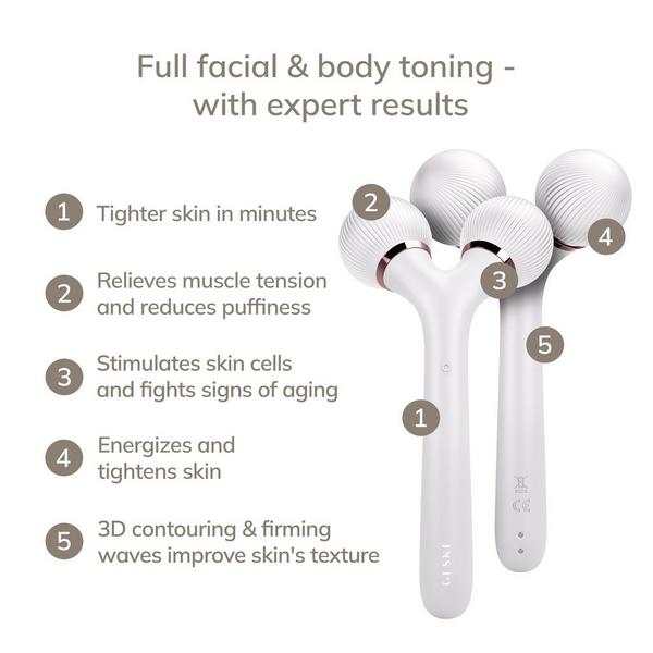 Geske SmartAppGuided Sonic Facial & Body Roller | 4 in 1 #2