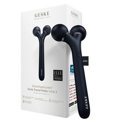 Geske SmartAppGuided Sonic Facial Roller | 4 in 1