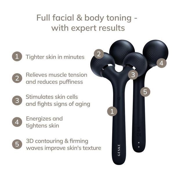 Geske SmartAppGuided Sonic Facial & Body Roller | 4 in 1 #2