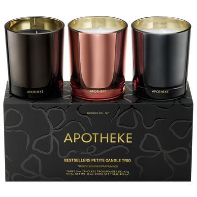 APOTHEKE Bestsellers Petite Scented Candle Trio