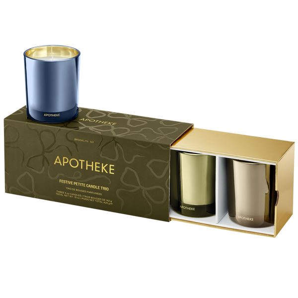 APOTHEKE Festive Petite Scented Candle Trio #2