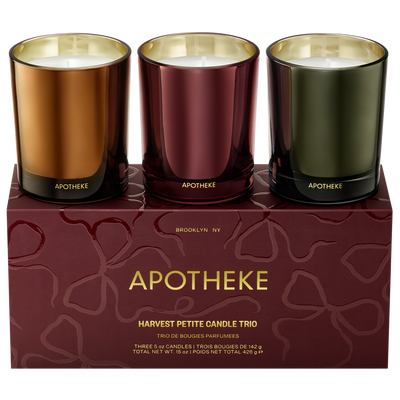 APOTHEKE Harvest Petite Scented Candle Trio