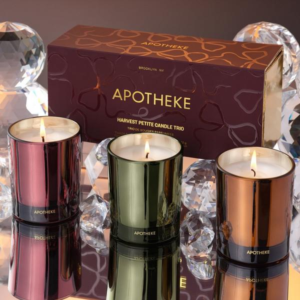 APOTHEKE Harvest Petite Scented Candle Trio #3