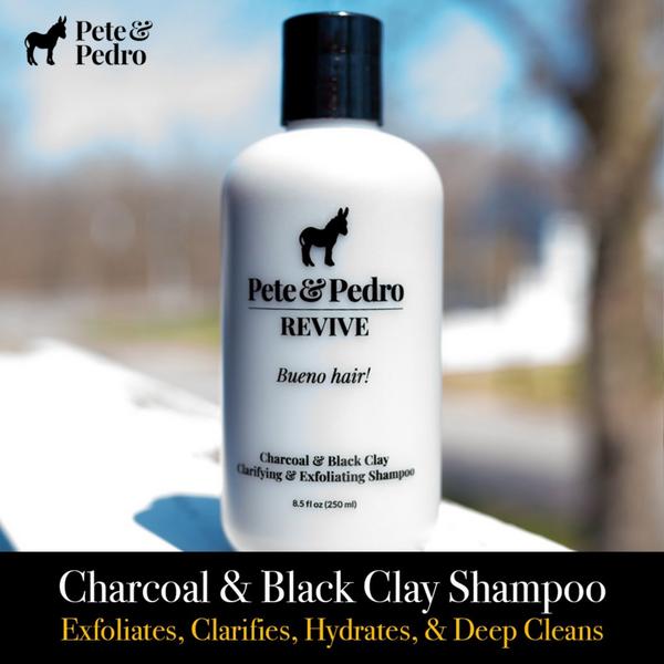 Pete & Pedro REVIVE Black Clay & Charcoal Clarifying & Exfoliating Scalp Shampoo #3