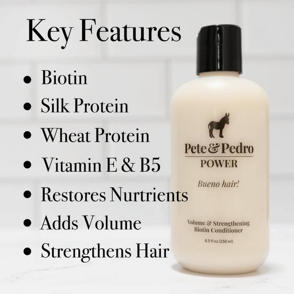 Pete & Pedro POWER Volumizing & Strengthening Biotin Conditioner #2