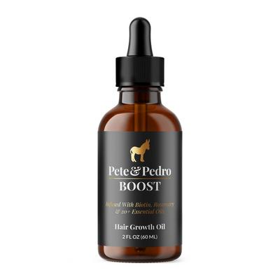 Pete & Pedro BOOST Scalp & Hair Strengthening & Growth Oil (With Rosemary & Biotin)