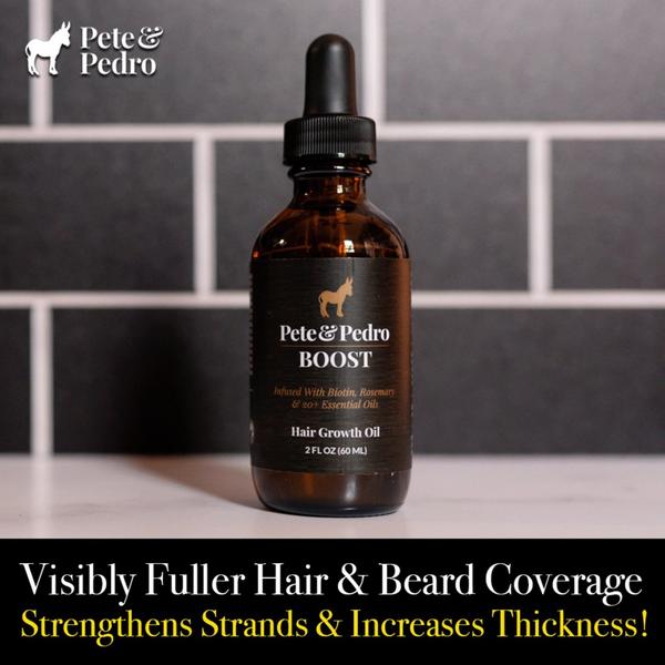 Pete & Pedro BOOST Scalp & Hair Strengthening & Growth Oil (With Rosemary & Biotin) #4