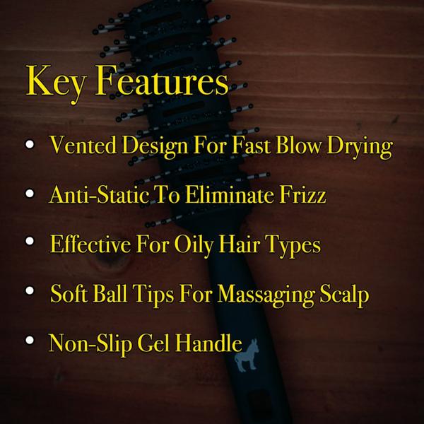 Pete & Pedro Ball Tipped Vented Hair Brush #2