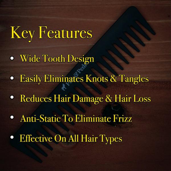 Pete & Pedro Wide Tooth Detangling Men's Comb #3