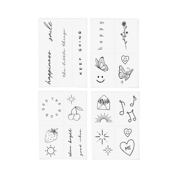 Inked by Dani Feel Good Temporary Tattoo Pack #2