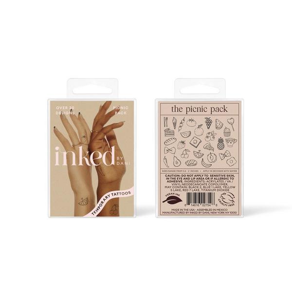 Inked by Dani Picnic Temporary Tattoo Pack #1