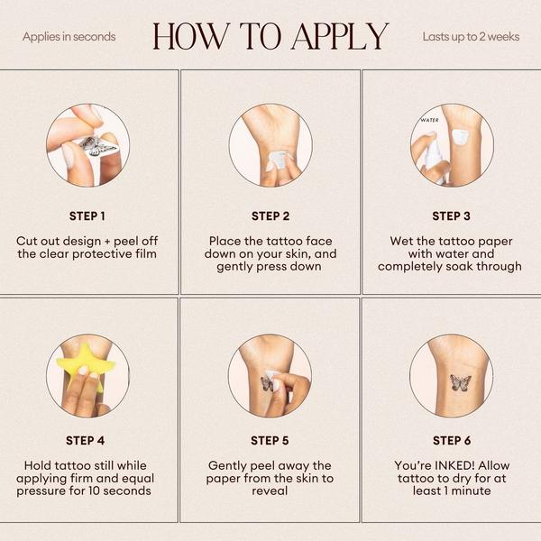 Inked by Dani Picnic Temporary Tattoo Pack #2