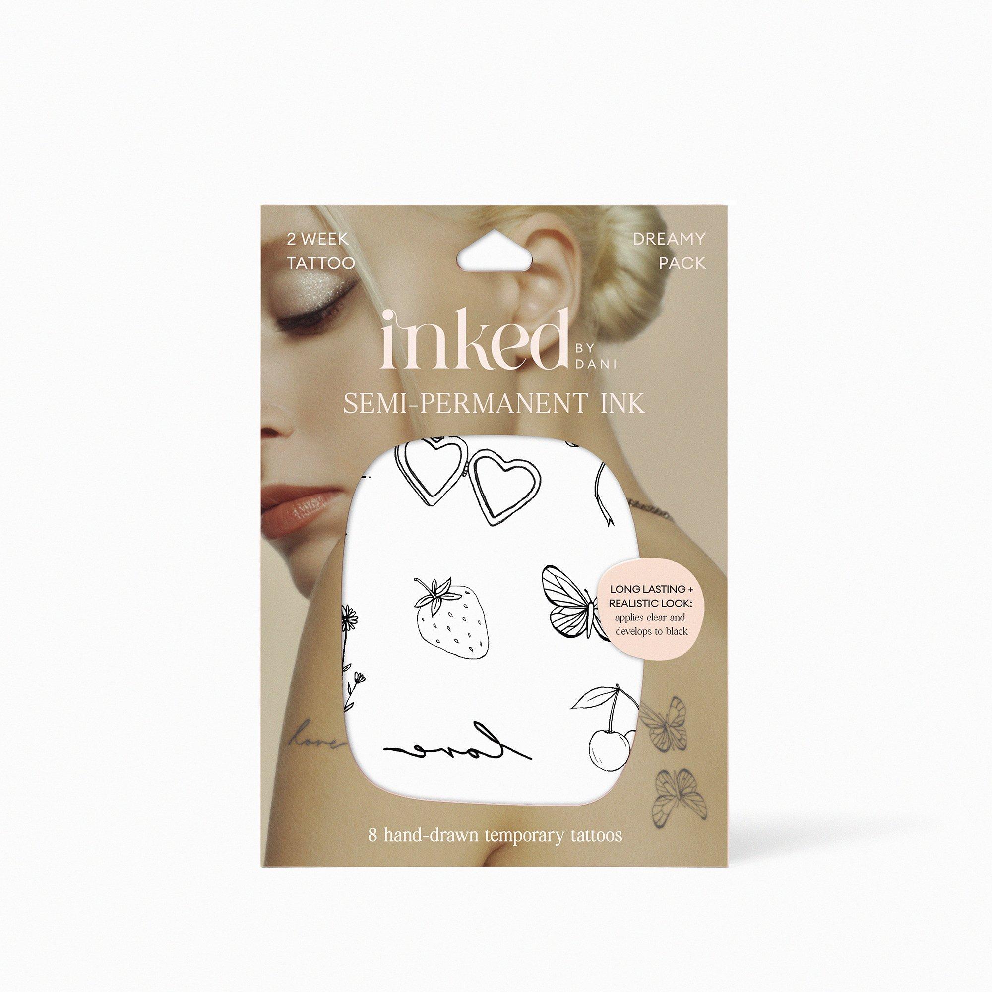Inked by Dani Semi-Permanent Tattoos: Dreamy Pack #1