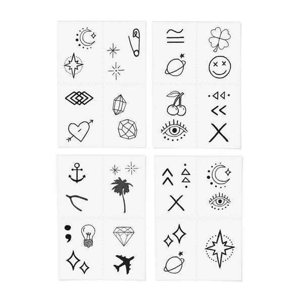 Inked by Dani Lil' Tats Temporary Tattoo Pack #2