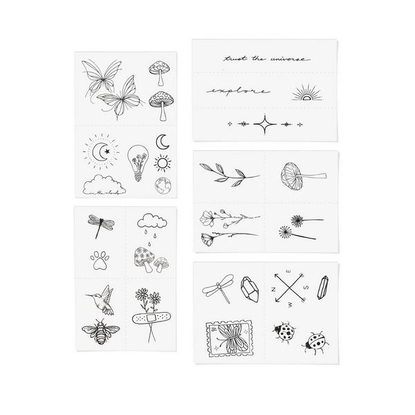 Inked by Dani Explorer Temporary Tattoo Pack #2