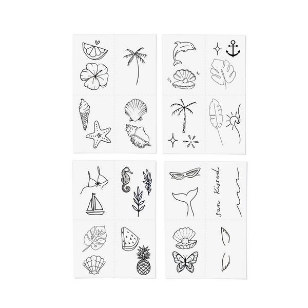 Inked by Dani Paradise Temporary Tattoo Pack #2