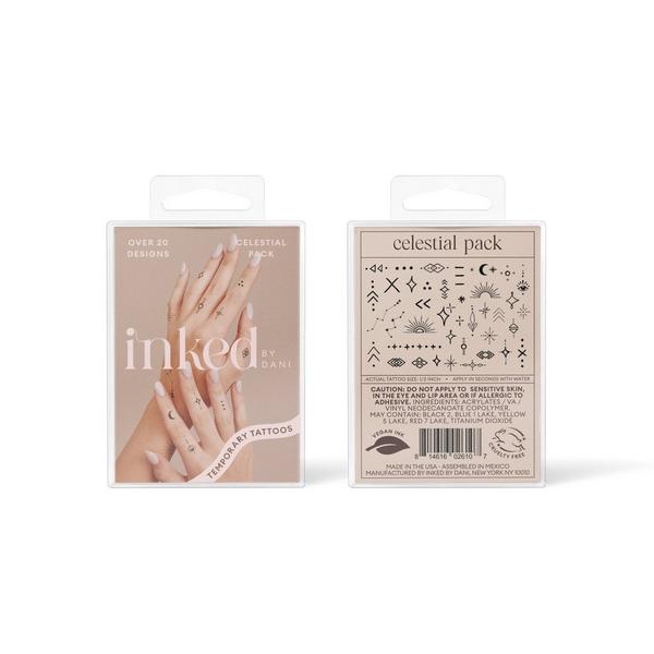 Inked by Dani Celestial Temporary Tattoo Pack #1