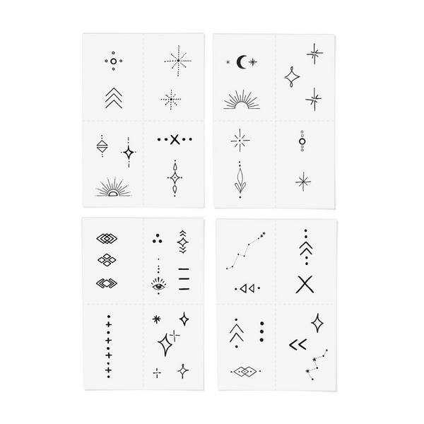 Inked by Dani Celestial Temporary Tattoo Pack #3