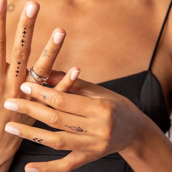 Inked by Dani Fine Line Temporary Tattoo Pack #3