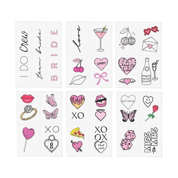 Inked by Dani Bachelorette Babe Temporary Tattoo Pack #3