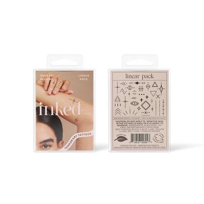 Inked by Dani Linear Temporary Tattoo Pack