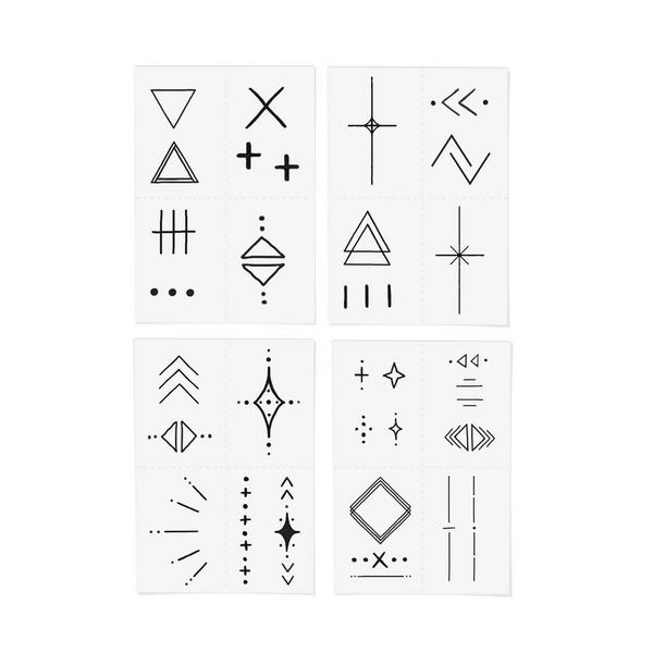 Inked by Dani Linear Temporary Tattoo Pack #2