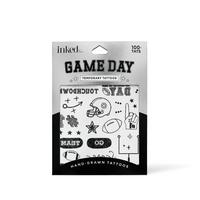 Game Day Touchdown Temporary Tattoo Pack
