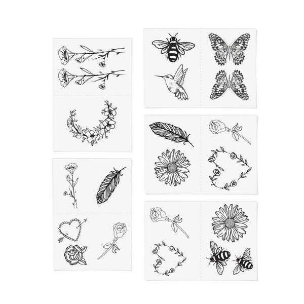 Inked by Dani Embroidered Temporary Tattoo Pack #3