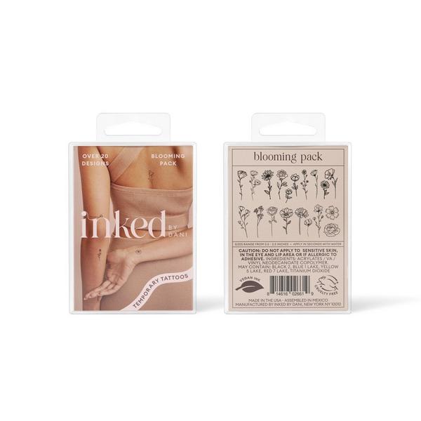 Inked by Dani Blooming Temporary Tattoo Pack #1