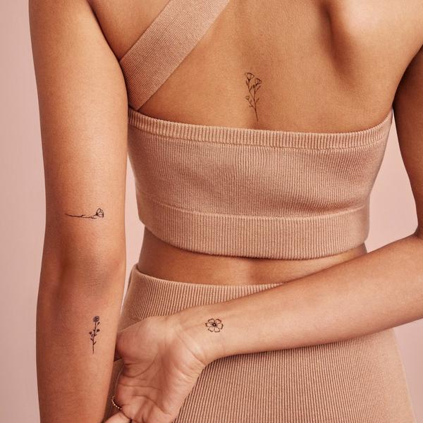 Inked by Dani Blooming Temporary Tattoo Pack #3