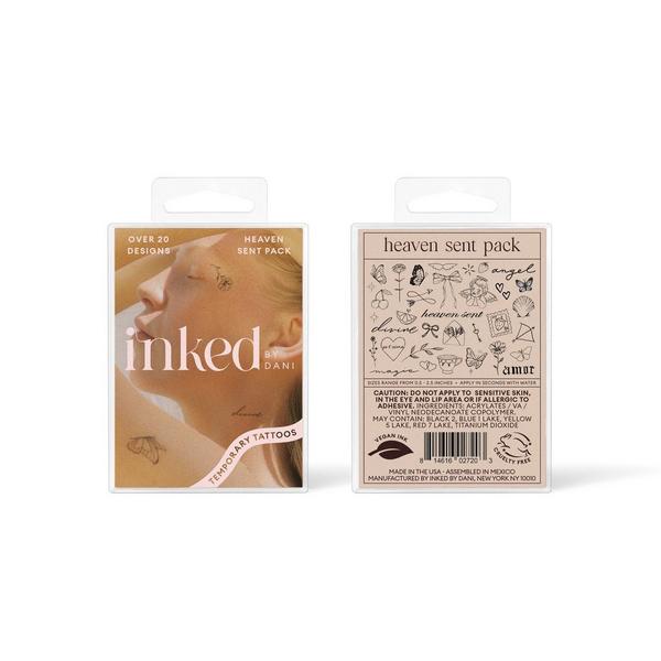 Inked by Dani Heaven Sent Temporary Tattoo Pack #1