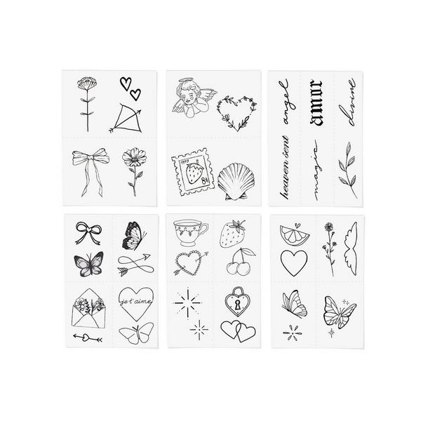 Inked by Dani Heaven Sent Temporary Tattoo Pack #2