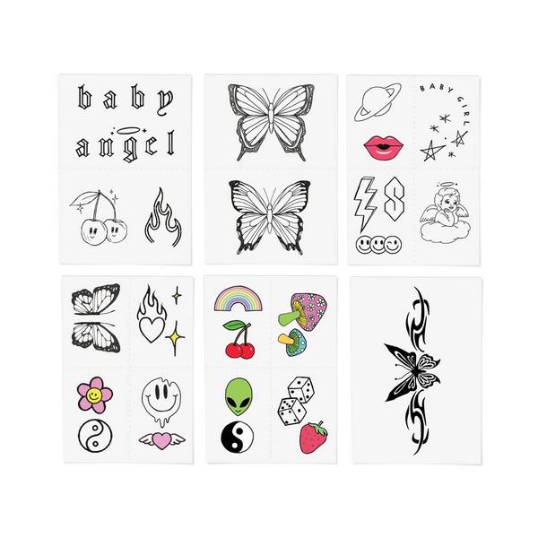 Inked by Dani Y2K Nostalgia Temporary Tattoo Pack #2