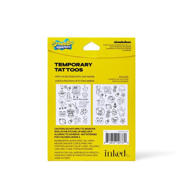 Inked by Dani INKED by Dani x Spongebob: F.U.N Tattoos #2