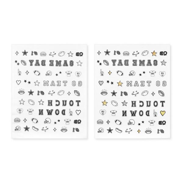 Inked by Dani Game Day Victory Nail Art #3