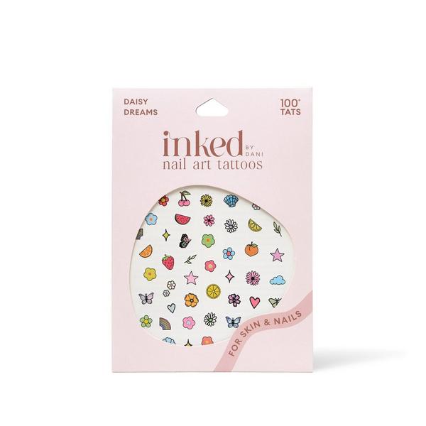 Inked by Dani Daisy Dreams Nail Art Temporary Tattoo Pack #1