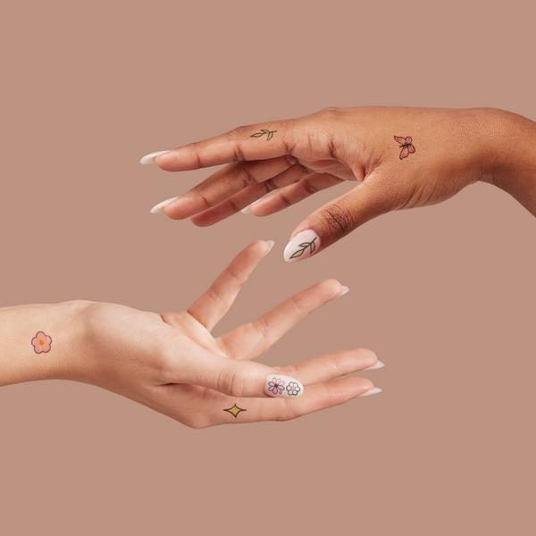 Inked by Dani Daisy Dreams Nail Art Temporary Tattoo Pack #4