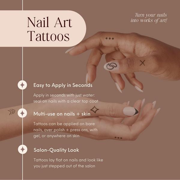 Inked by Dani Daisy Dreams Nail Art Temporary Tattoo Pack #5